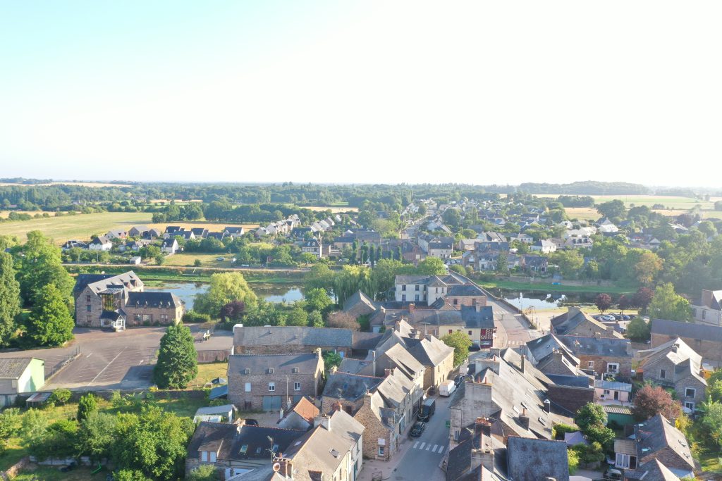 Mon séjour à pont Réan vu aérien Pont Réan